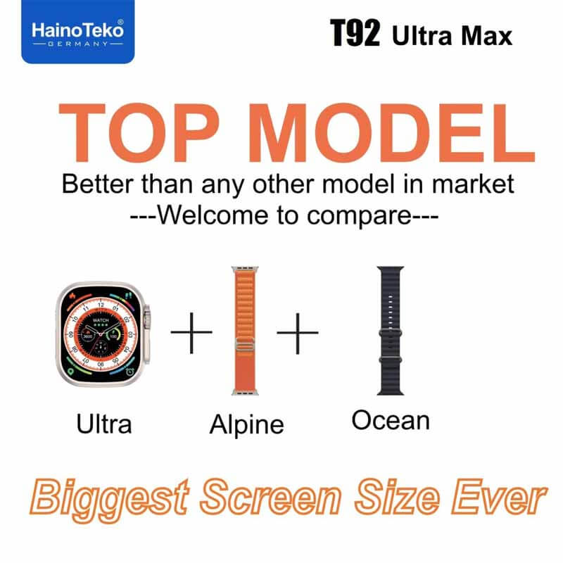 ساعت هوشمند Haino Teko T92 Ultra Max